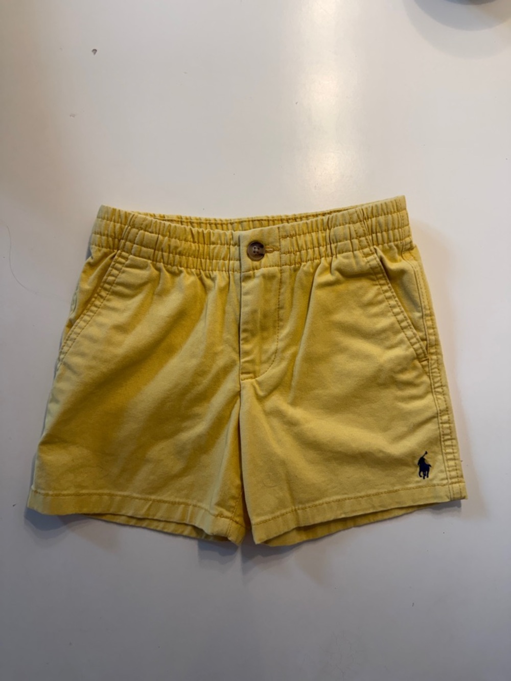 Polo by Ralph Lauren Yellow Elastic-Waist Kids Shorts